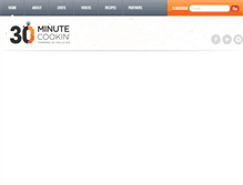 Tablet Screenshot of 30minutecookin.com